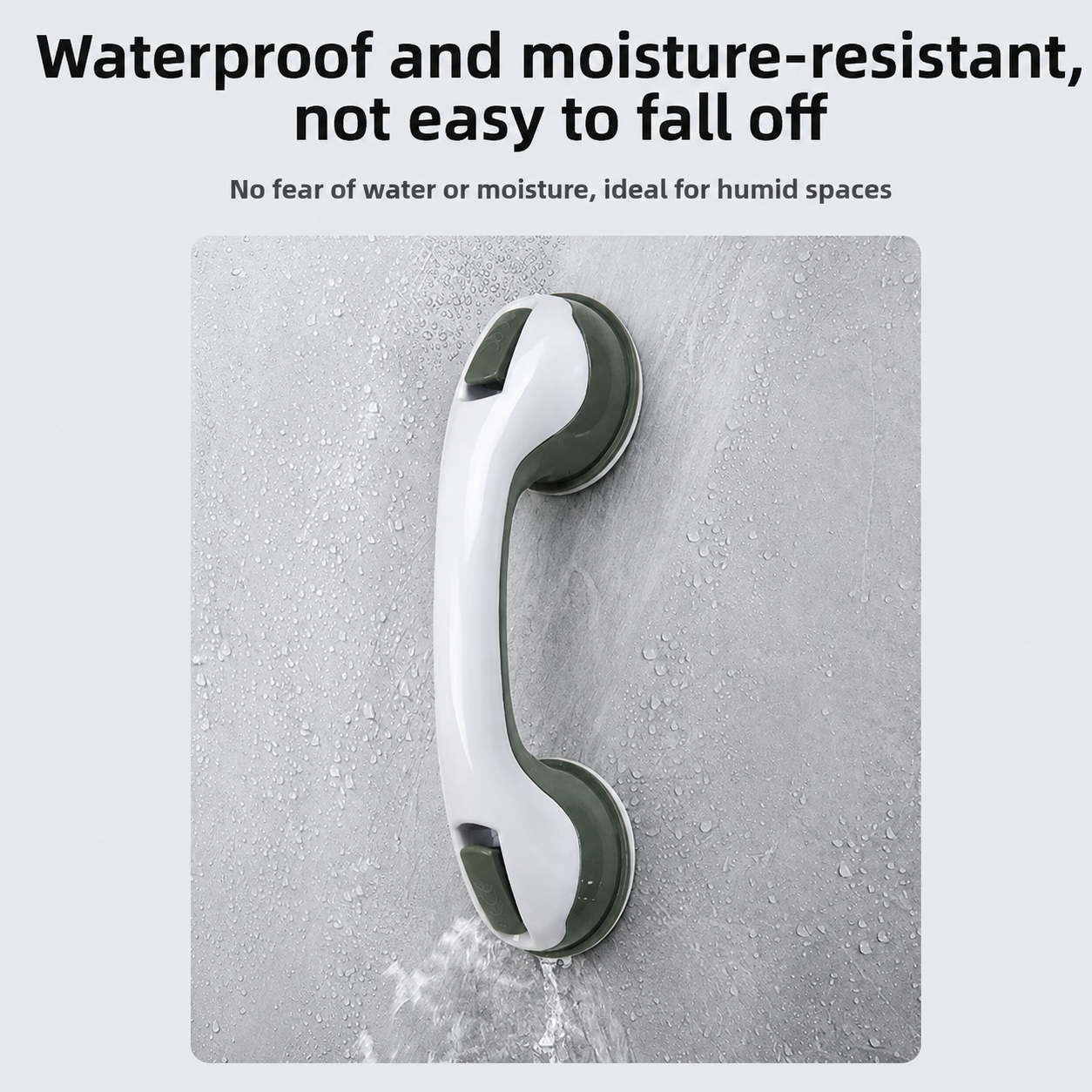 Lineva SafeGrip™ - Suction Bathroom Grab Bar