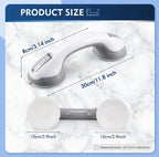 Lineva SafeGrip™ - Suction Bathroom Grab Bar