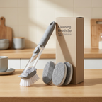 Lineva DishEase™ -  2-in-1 Soap Dispensing Brush