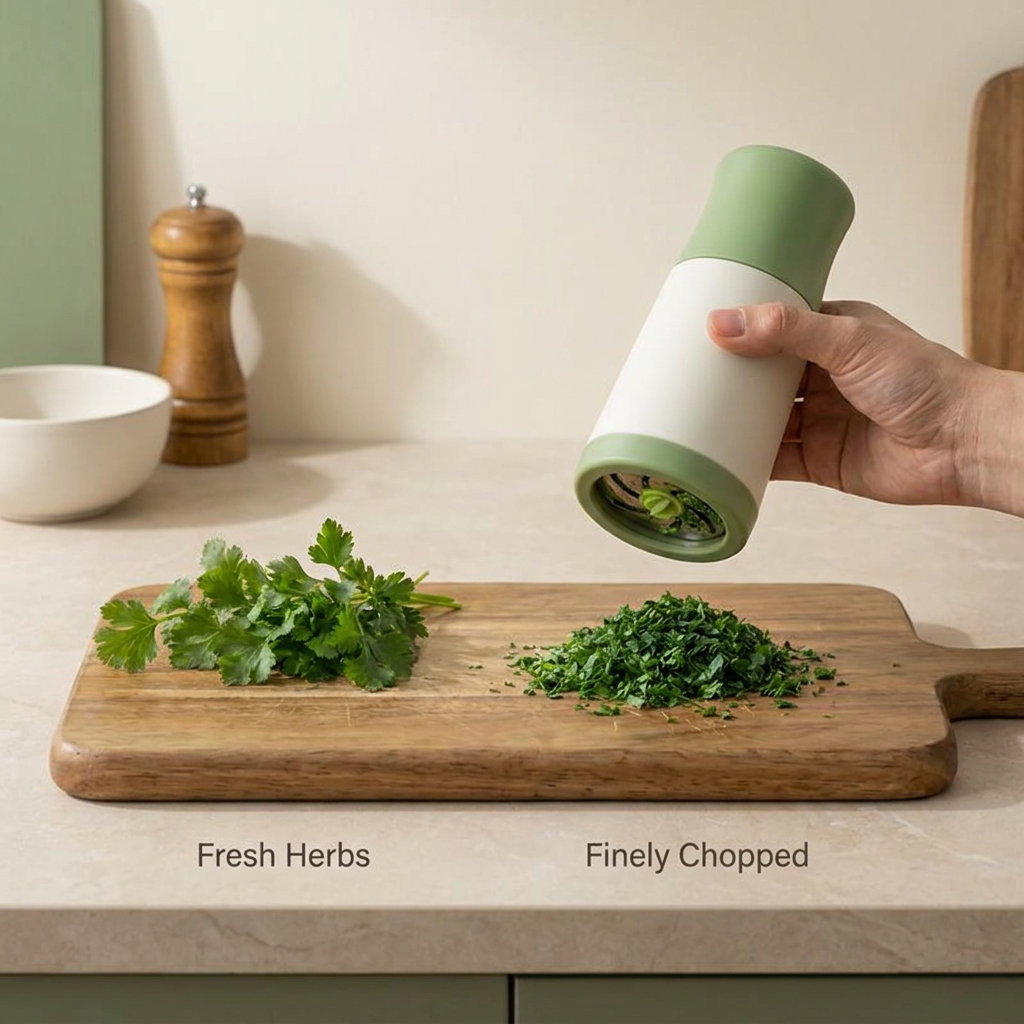 Lineva ChopEase™ - Handheld Herb Chopper