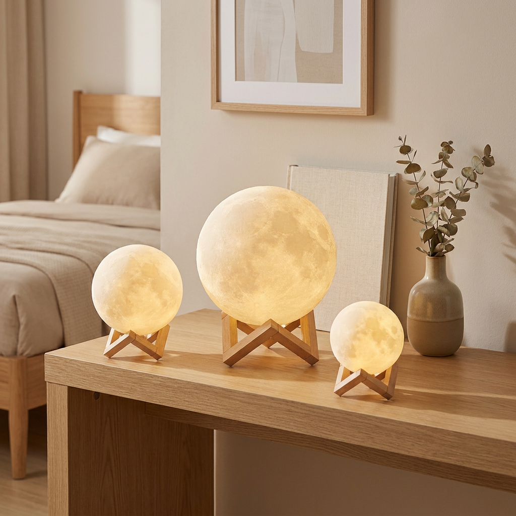 Lineva DreamMoon™ - 3D Galaxy Moon Lamp