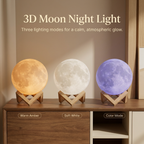 Lineva DreamMoon™ - 3D Galaxy Moon Lamp