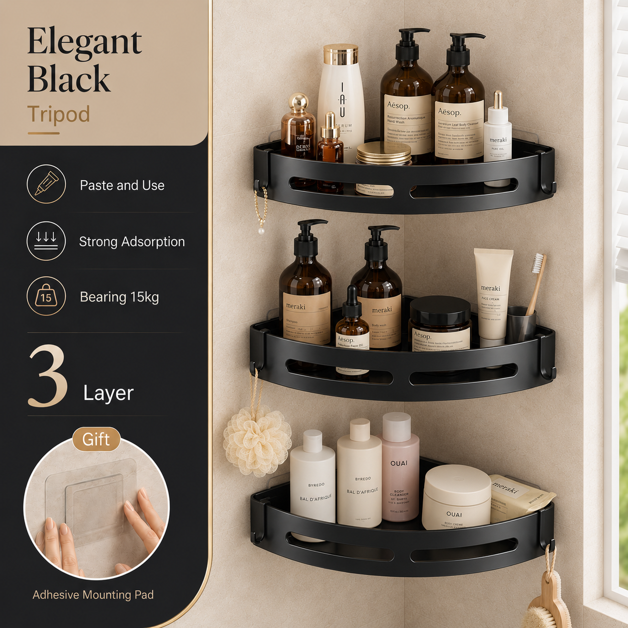Lineva BathShelf™ - Bathroom Organizer