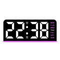 7'' LED Digital Alarm Clock Table Clock Three-Level Adjustable Brightness Dimmer/Dual Alarm/Temp/Date/Night Light for Bedrooms