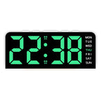 7'' LED Digital Alarm Clock Table Clock Three-Level Adjustable Brightness Dimmer/Dual Alarm/Temp/Date/Night Light for Bedrooms